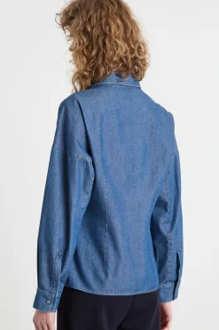 Camicia in jeans - Blu