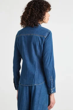 Camicia in jeans - Blu