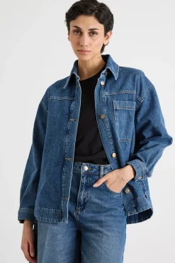 Camicia in jeans - Blu