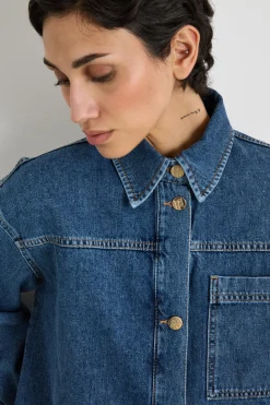 Camicia in jeans - Blu