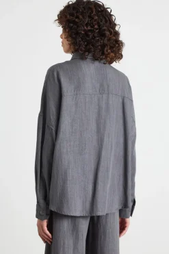 Camicia in jeans - Grigio