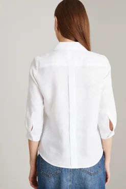 Camicia in lino - Bianco
