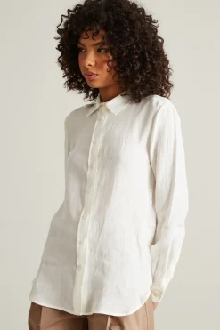 Camicia in lino - Bianco