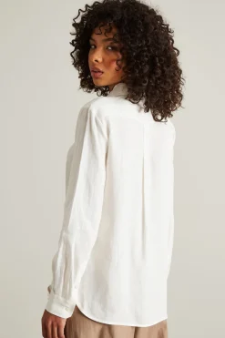 Camicia in lino - Bianco