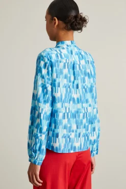 Camicia in mussola - Azzurro Bianco