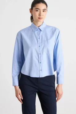 Camicia in Oxford - Azzurro