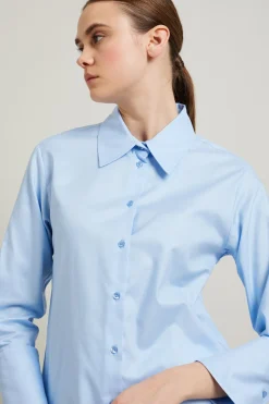 Camicia in oxford - Azzurro