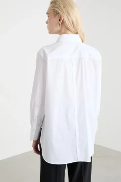 Camicia in popeline - Bianco