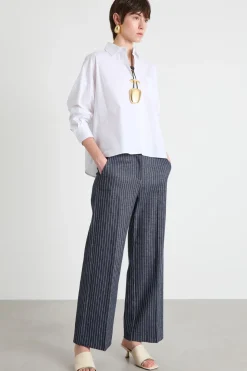 Camicia in popeline - Bianco