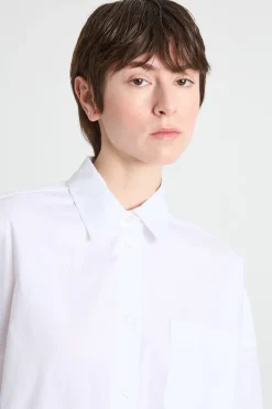Camicia in popeline - Bianco