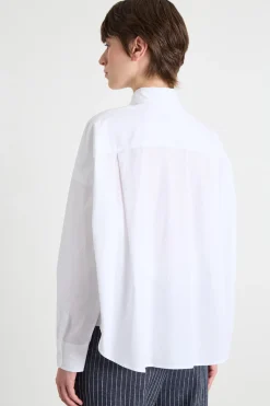 Camicia in popeline - Bianco