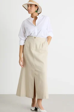 Camicia in popeline - Bianco
