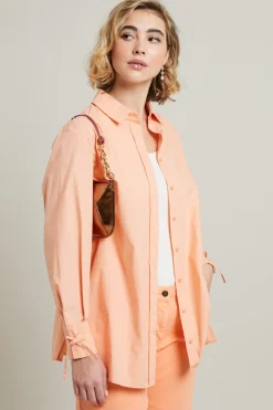 Camicia in popeline - Pesca