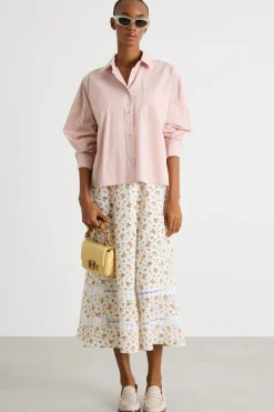 Camicia in popeline - Rosa