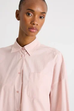 Camicia in popeline - Rosa
