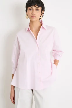 Camicia in popeline - Rosa