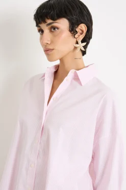 Camicia in popeline - Rosa