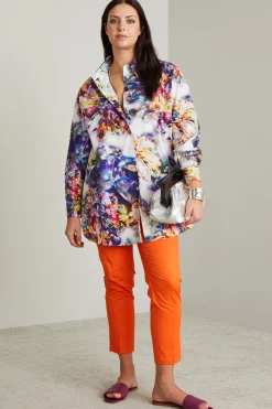 Camicia in popeline - Viola Argento Oro