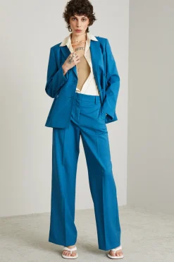 Camicia in raso di seta - Champagne