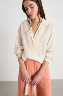 Camicia in voile - Avorio
