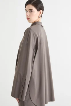 Camicia oversize - Grigio