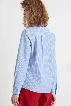 Camicia stampata - Azzurro