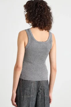 Canotta in maglia - Grigio