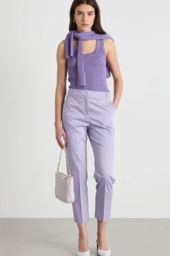 Canotta in maglia - Viola