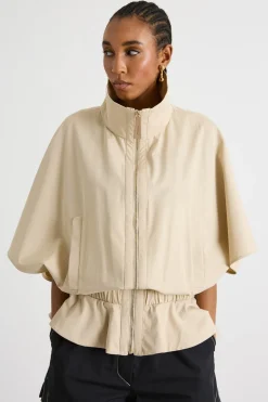 Cappa in cotone antigoccia - Beige