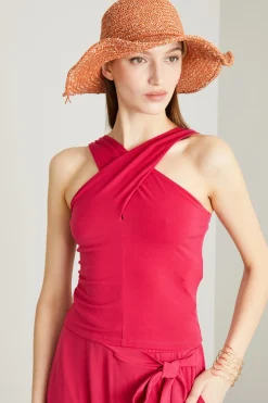 Cappello a tesa larga - Arancione