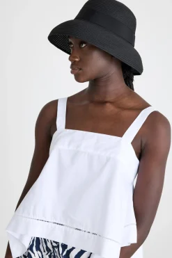 Cappello cloche circolare - Nero