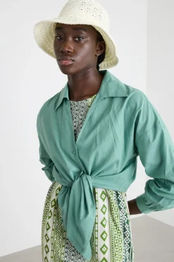 Cappello cloche in maglia - Bianco