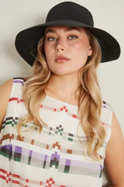Cappello in carta tessile - Nero