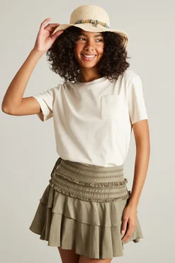 Cappello in rafia - Beige