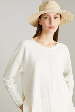 Cappello tesa larga - Beige Rosa