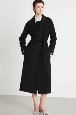 Cappotto a vestaglia - Nero