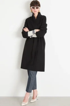 Cappotto a vestaglia - Nero