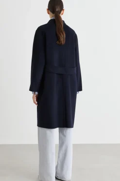 Cappotto con tasche multiple - Blu