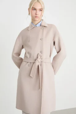 Cappotto doppiopetto - Beige