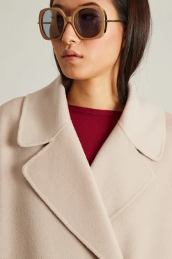 Cappotto doppiopetto - Beige