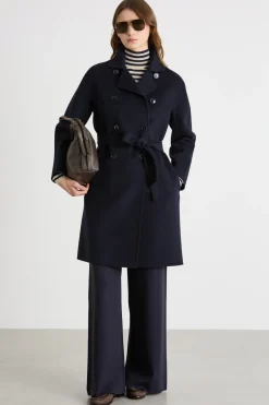 Cappotto doppiopetto - Blu