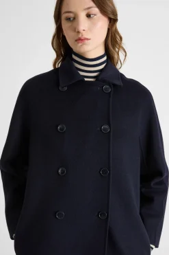 Cappotto doppiopetto - Blu