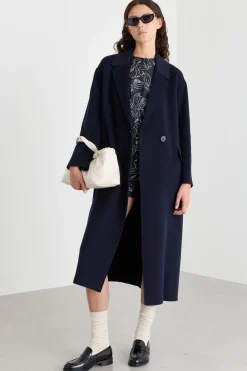 Cappotto doppiopetto - Blu