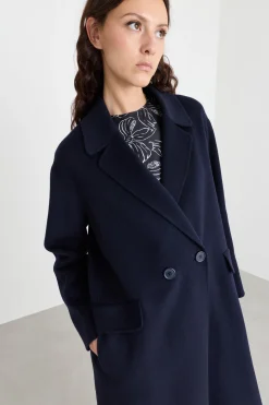 Cappotto doppiopetto - Blu
