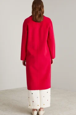 Cappotto doppiopetto reversibile - Bordeuax