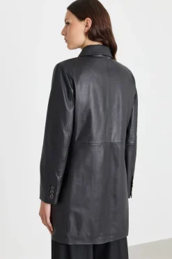 Cappotto imbottito con tasche - Nero