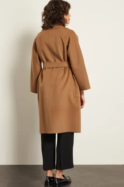 Cappotto in doppio di lana - Cammello