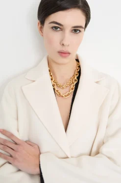 Cappotto in double - Bianco