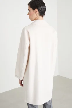Cappotto in double - Bianco