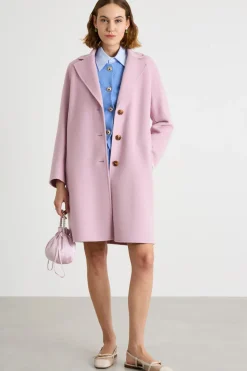 Cappotto in double - Rosa